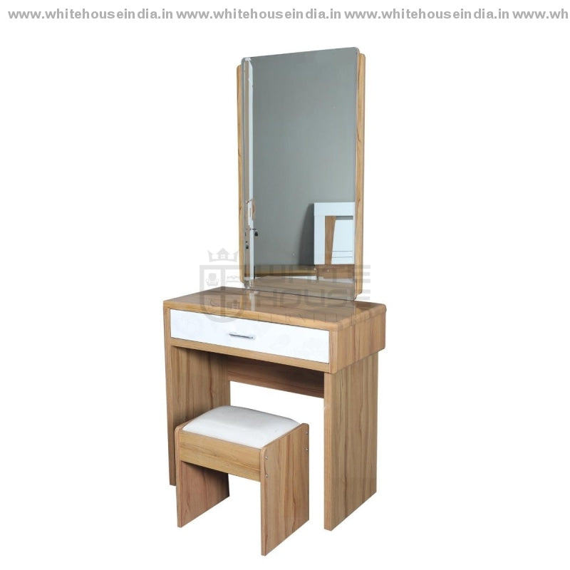 11E001 Dressing Table Width=32 Height=70 Depth=16 Inc. / White Material Mdf With Deco Paint Dressing