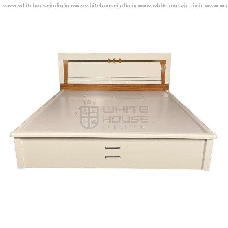 11E004 Bed 1.5M Queen Size Mattress = 59*79 Inc. / Purple Material Mdf With Deco Paint Beds