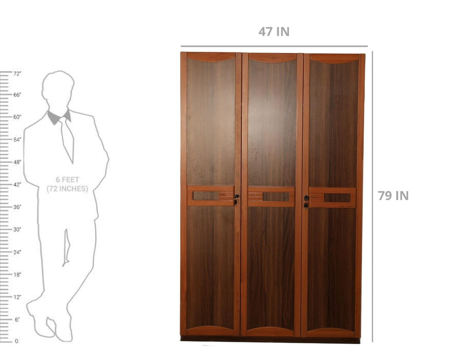 9E001 WARDROBE 3 DOOR