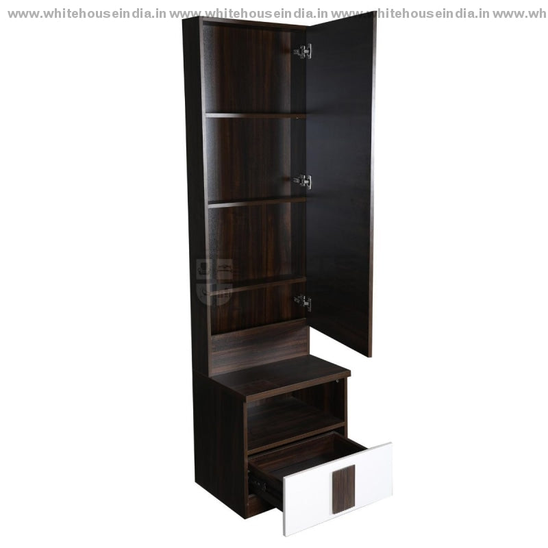 Bs-153D Dressing Table Width=20 Height=72 Depth=16 Inc. / Brown Material Mdf With Deco Paint &