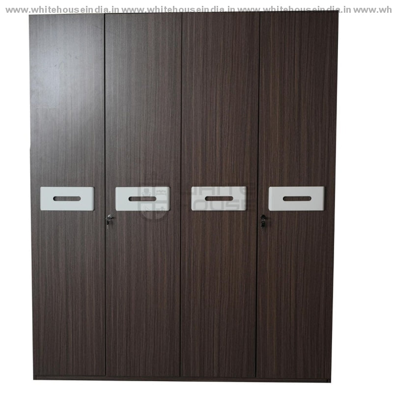 Bs-181A Wardrobe 4 Door Width=63 Height=79 Depth=22 Inc. / #7D161A Material Mdf With Deco Paint &