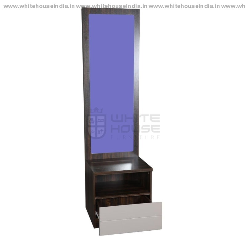 Bs-193D Dressing Table Width=20 Height=71 Depth=19 Inc. / Grey Material Mdf With Deco Paint &