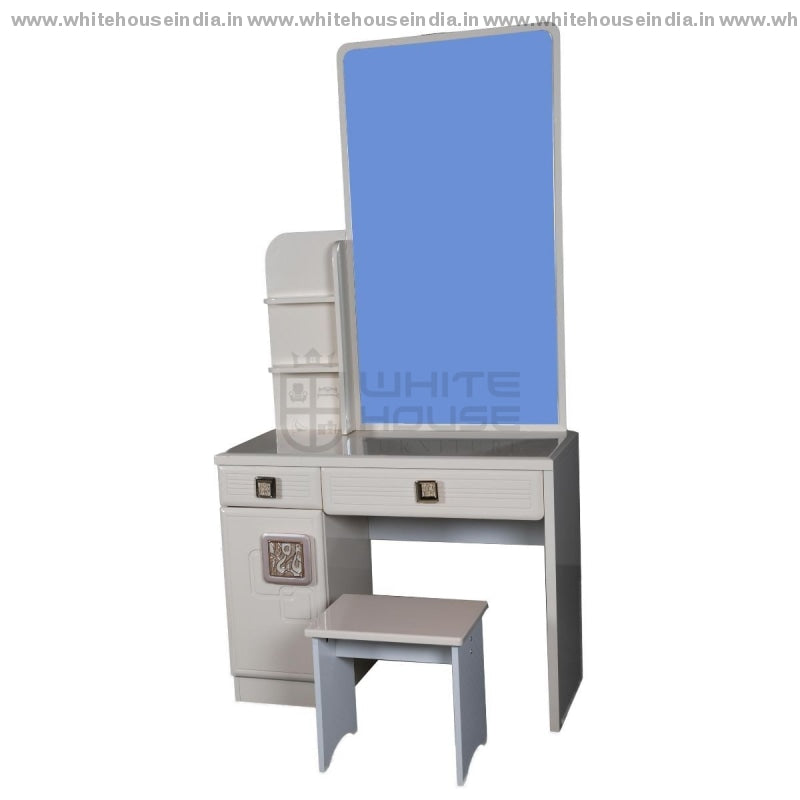 V-01 Dressing Table Width=37 Height=71 Depth=16 Inc. / Off White Material Mdf With Deco Paint